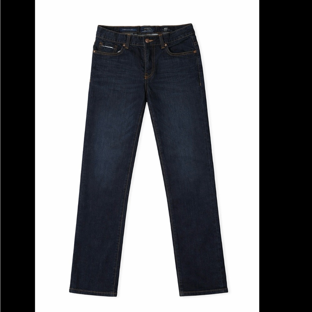 Lucky Brand Boys Jeans Size 14 Classic Straight Dark Wash